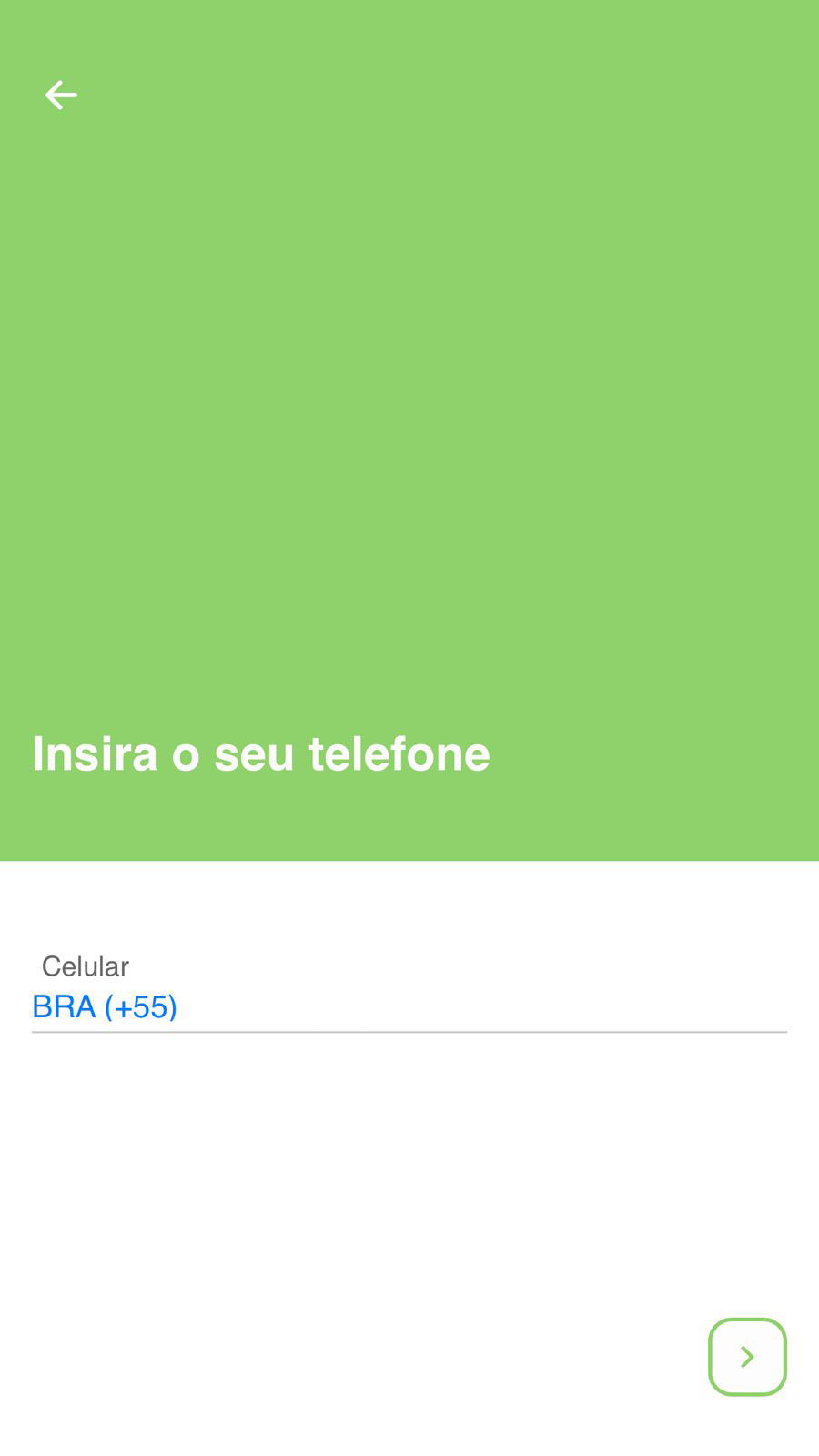 Insira o seu telefone