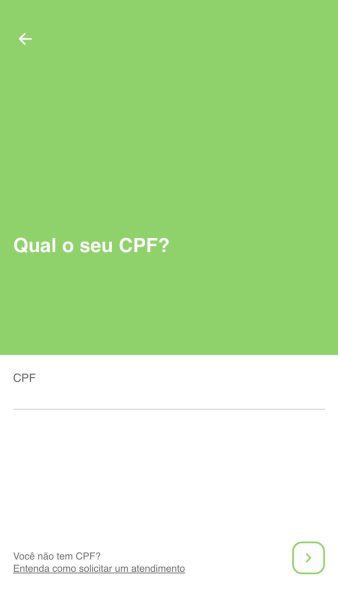 Insira o CPF