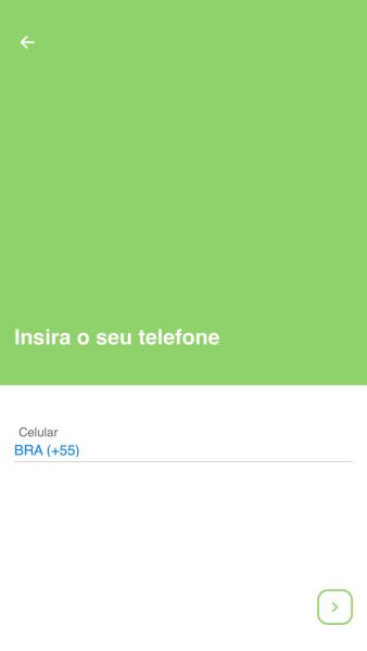 Insira o seu telefone